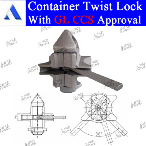 Iso Container Corner Twist Lock With Drawing, High Quality Iso