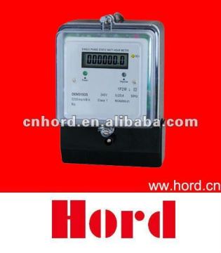 DEM315DS Single Phase Front Board Installed kwh Energy Meter