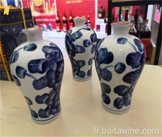 Shaoxing Huadiao Vin de 5 ans Vase d'orchidées âgés