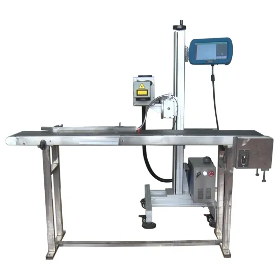 Automatic CO2 Laser Marking Machine for Traceability Codes and QR Dates on Boxes, Cans, and Bottles