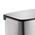 stainless steel rectangle home use trash can