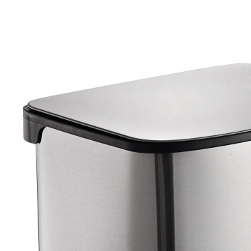stainless steel rectangle home use trash can