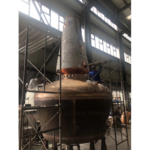 100% whiskey copper pot still for Sale