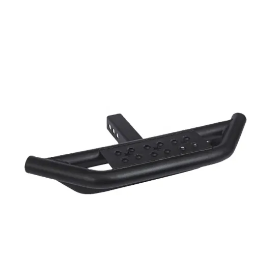 Upgraded Textured Black Hitch Step Bar - Hot Sell Hitch Receiver Rear Bumper Guard Protector for Cars and Trucks