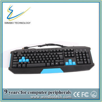 2014 panas Dijual LED Backlit Multimedia Gaming Keyboard (HZ-KB221)