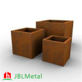 Rectangular Metal Planter Corten Steel Flower Pot