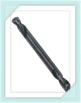 Double end black finished hss twist drills