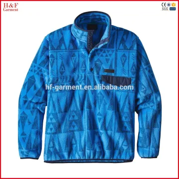 2017 stand collar latestest design new style 1/4 zip mens fleece pullover