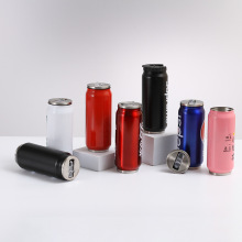 Household stainless steel double-layer vacuum drinking cup