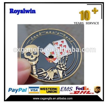 2014 Antique Custom made gold logo metal badge