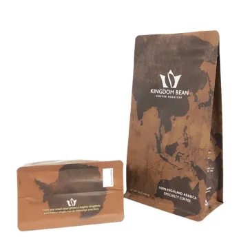 Customized Logo Laminated Aluminum Foil Gusset Coffee & Tea Packaging Bags with Printing