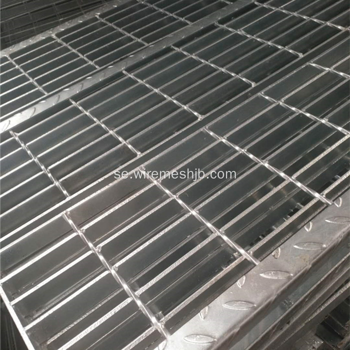 Hot-dip galvaniserad Steel Bar Grating Stair Treads