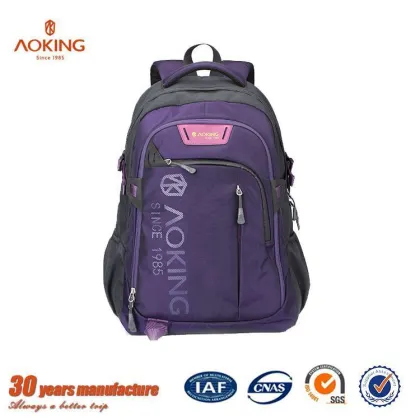 Waterproof backpack 2016 bag with mesh side pockets
