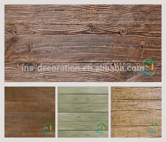 Concrete wood exterior stone flooring