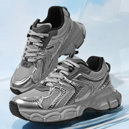 New Height-Enhancing Breathable Retro Thick-Soled Casual Sports Shoes