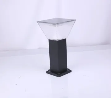 Solar garden lights with solar panels