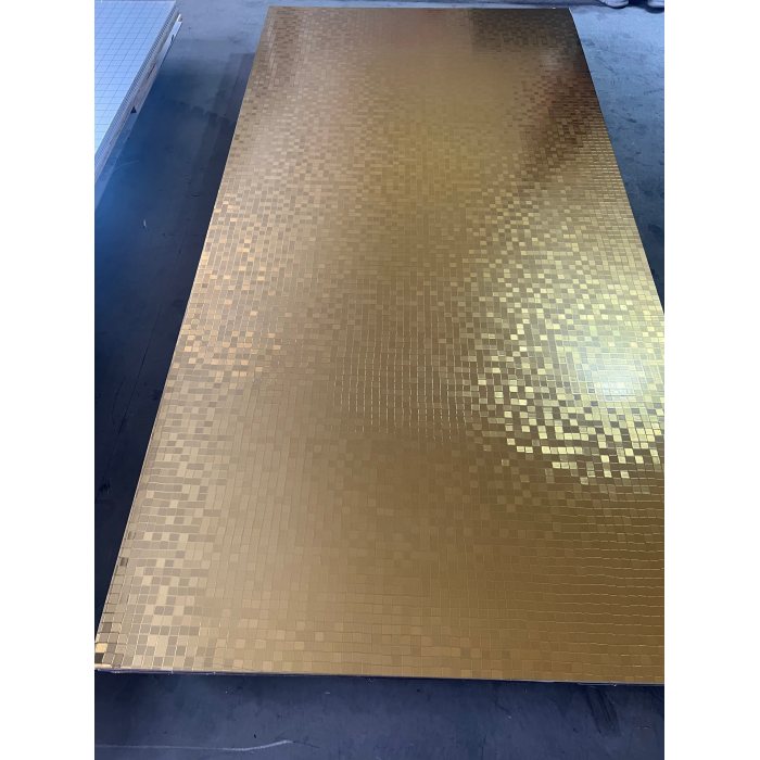 Ketumpatan tinggi pepejal PVC panel dinding kayu bijirin plastik lembaran venir