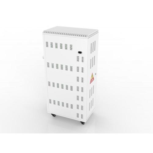 multi device charging station and storage cabinet