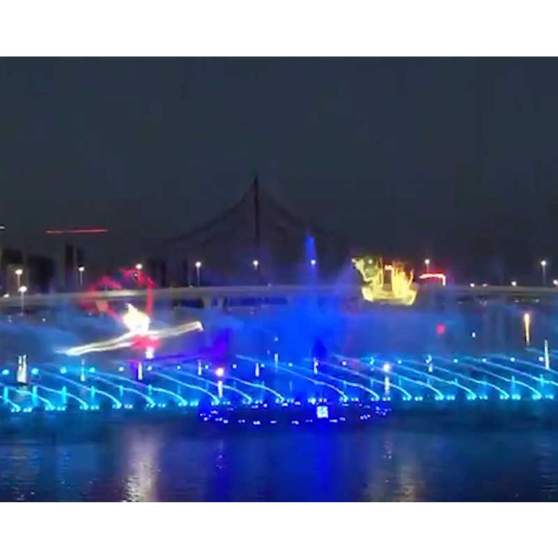 Beautiful Large Park Music Fountain Jpg