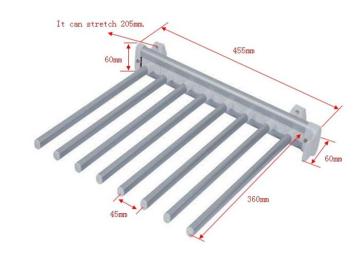 ZML Wall mounted clothes drying rack