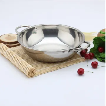 Double Compartment Stainless Steel Hot Pot