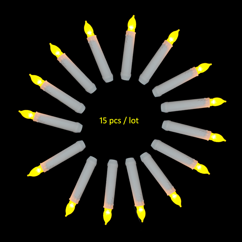 Flameless Taper Kerze mit beweglicher Flamme