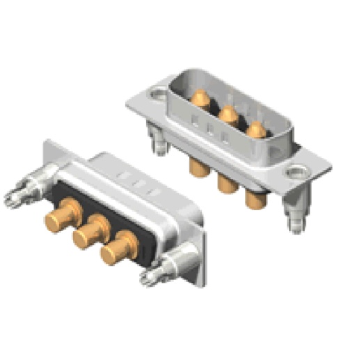 3W3 Power D-SUB DIP Lötkelch mit geradem Stecker