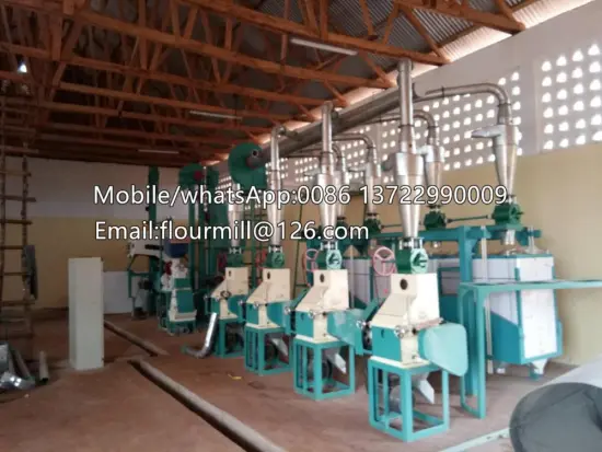 25TPD maize milling machines for sale in uganda cassava processing plant flour mill plant