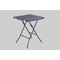 Square Garden Rattan Plastic Folding Table Outdoor