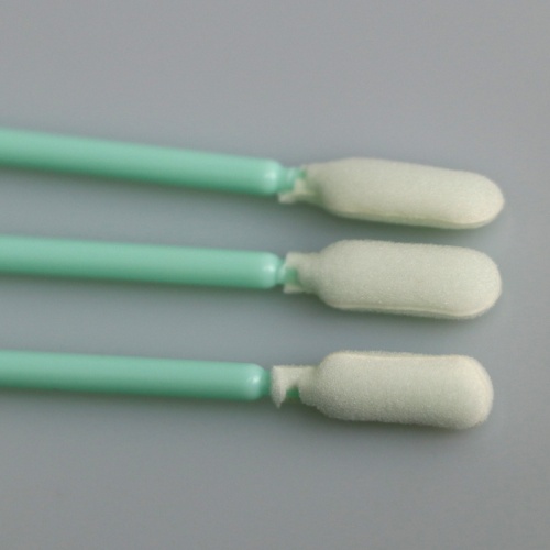 High Ability Round Head Cleanroom Foam Tip Swab