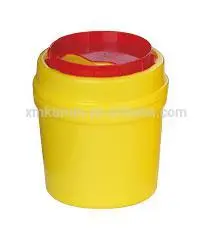 1L, 2L, 3L, 4L, 5L, 6L, 8L, 15 Round & rectangle Shape sharp container/sharp box/Plastic Sharp container