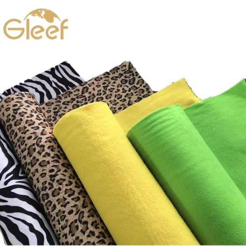 China needle punched printed non-woven felt animal skin Supplier