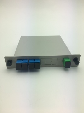 SC/UPC 1*4 Insert Type PLC Splitter