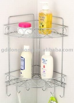 Dual tier coner rack