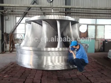Hydraulic Mix-Flow Generator Turbine Runner