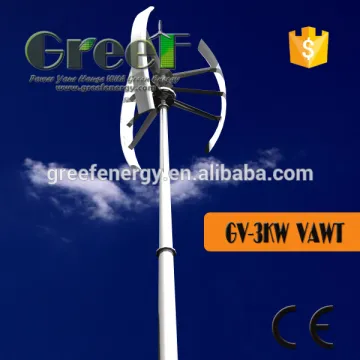 HOT VAWT! 3kw Vertical wind turbine, Electromagnetic Brake +PWM, NdFeB permanent magnet, low start wind speed