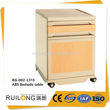 RG-002-1333 High Quality Safe abs Plastic Hospital Antique Bedside Table