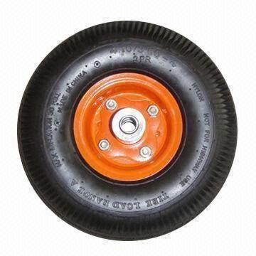 3.50-4 Air Wheel with Steel Rim, Ball Bearing and 210kPa Maximum Load