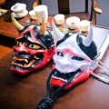 Máscara japonesa de cosplay de resina demoníaca Hannya