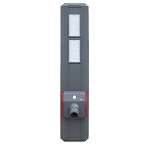 Aluminum 30W solar street light with pole