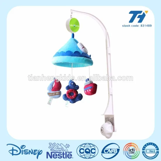 Ship hanging baby crib musical mobile for bedding set with sound