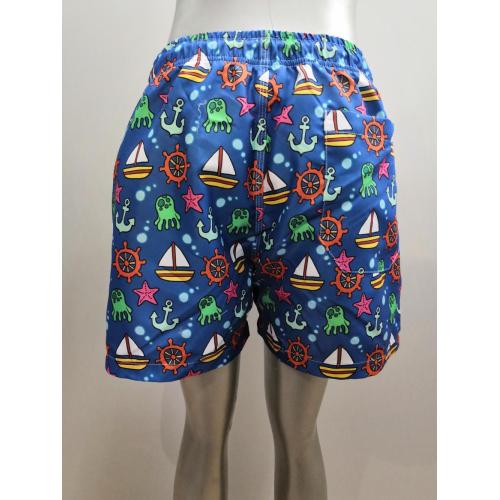 Mens Beach Shorts Pants Blue nautical icon men's beach shorts Factory