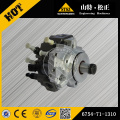Komatsu excavator spare parts komatsu PC220-8 fuel injection pump 6754-71-1310