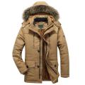 Veste bouffante de manteau d'hiver pour hommes épaissis chaud