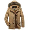 Herren Wintermantelpufferjacke verdicken sich warm