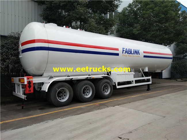 56 CBM 24ton Propane Transportaion Tanker Trailers