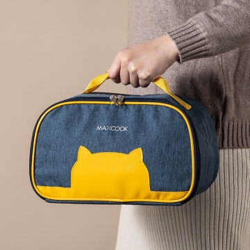 Cute Design Maxcook Portable Lunch Bag - Waterproof and Insulated for School or Camping