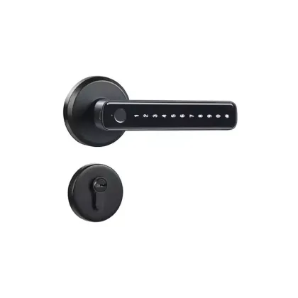Tuya Single Latch Smart Fingerprint Handle Door Lock