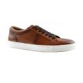 Panlalaking leather low top casual na sapatos