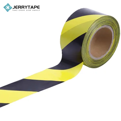 No Adhesive Yellow Black Safety Warning Tape